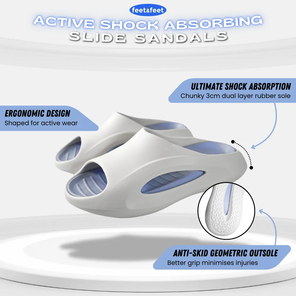 Active Shock Absorbing Slide Sandals