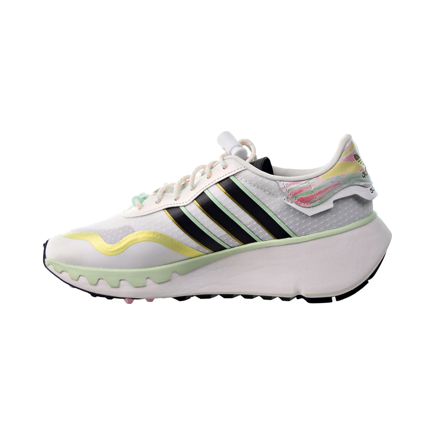 Adidas Choigo Women's Shoes Cloud White-Core Black-Frozen Green