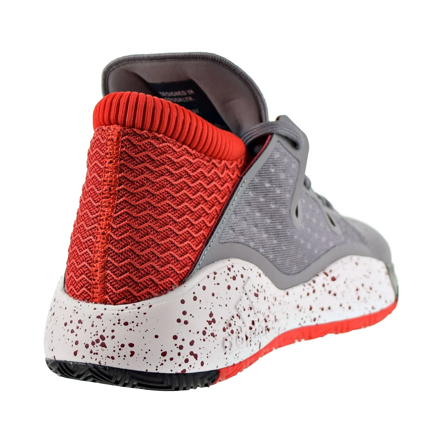 Adidas Pro Vision Men's Basketball Shoes Grey Three/Collegiate Burgundy
