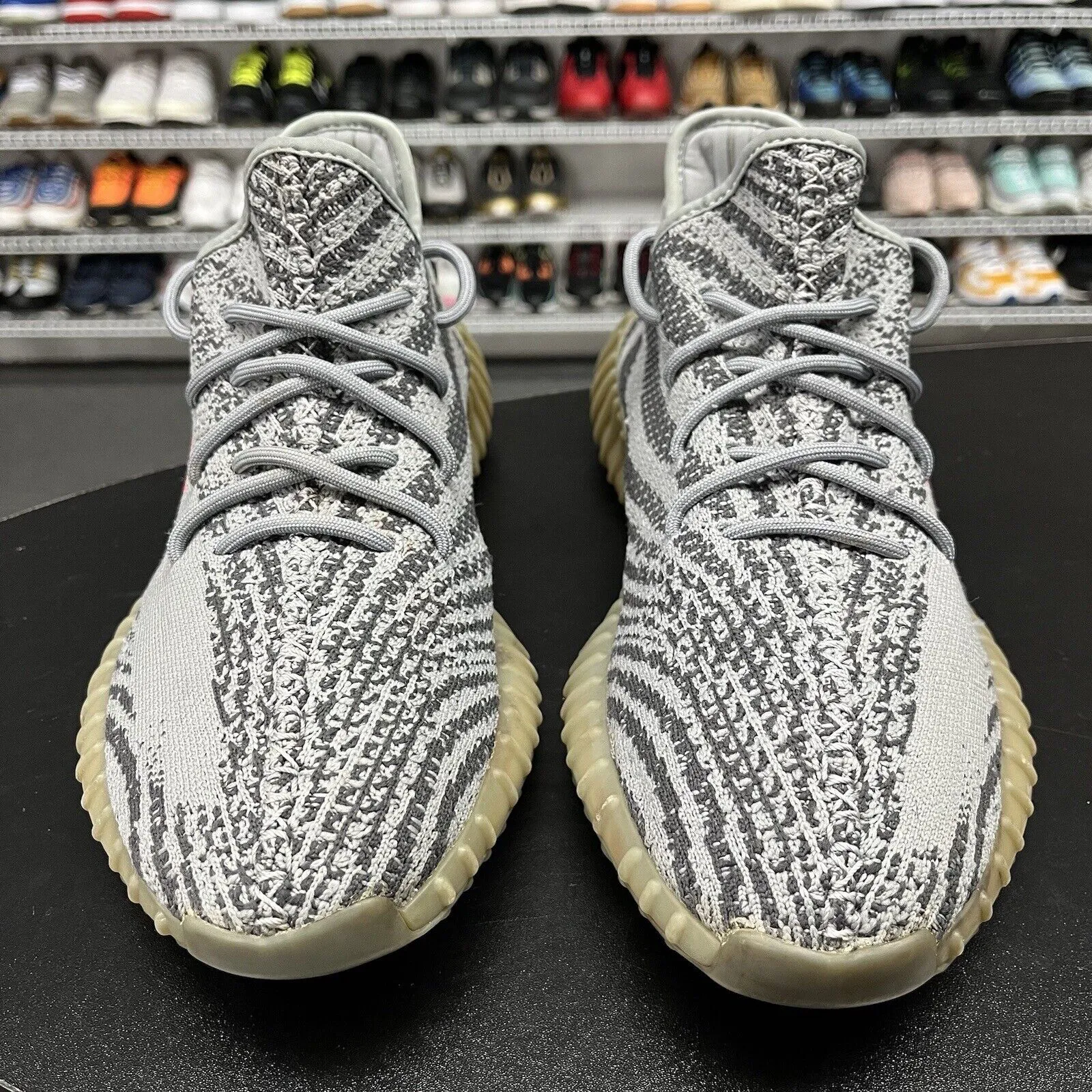 Adidas Yeezy Boost 350 V2 Beluga 2.0 Grey Orange AH2203 Men's Size 12