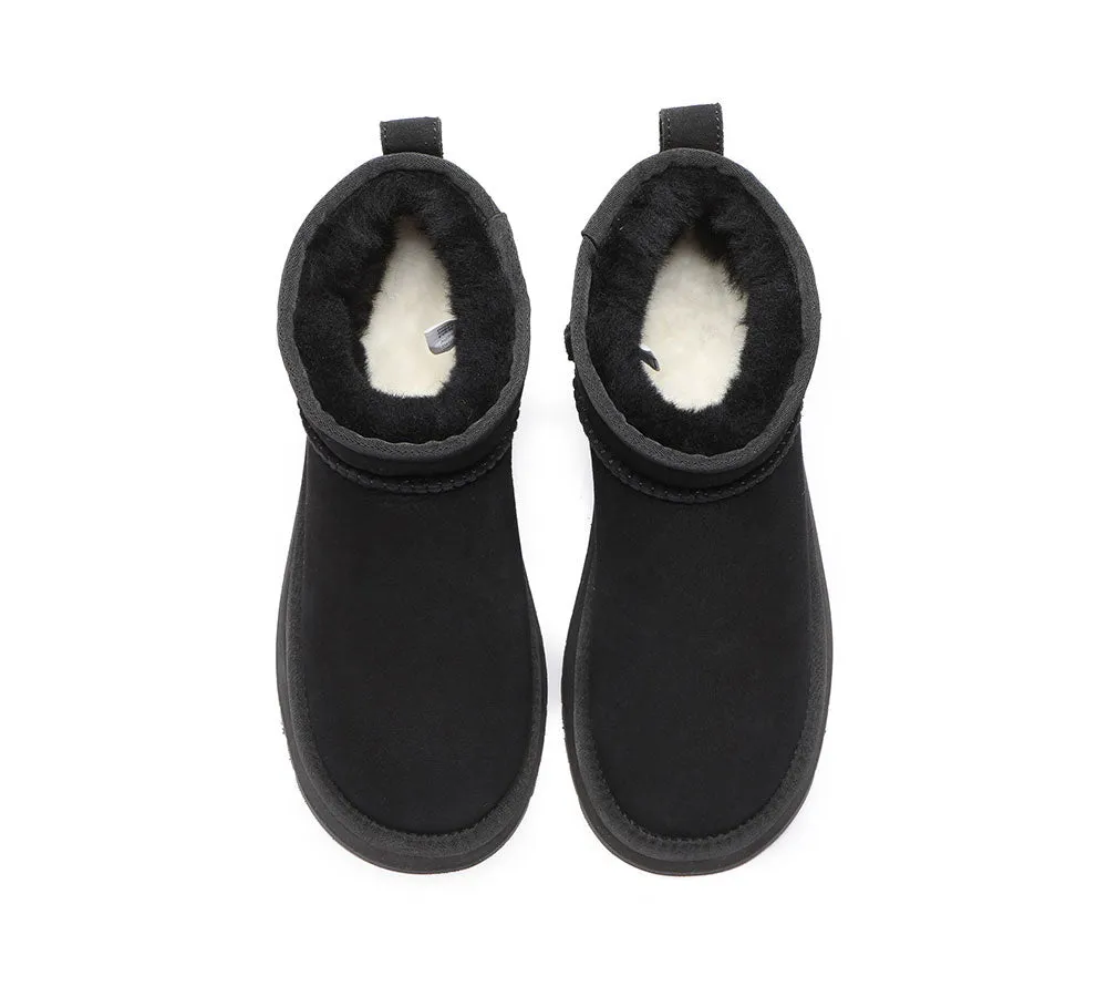 AUSTRALIAN SHEPHERD® UGG Boots Sheepskin Wool Classic Ankle Ultra Mini Platform