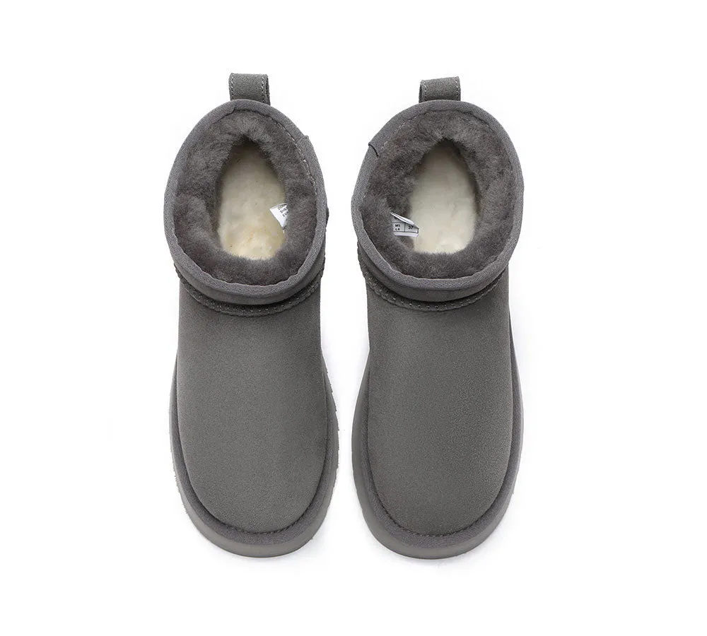 AUSTRALIAN SHEPHERD® UGG Boots Sheepskin Wool Classic Ankle Ultra Mini Platform