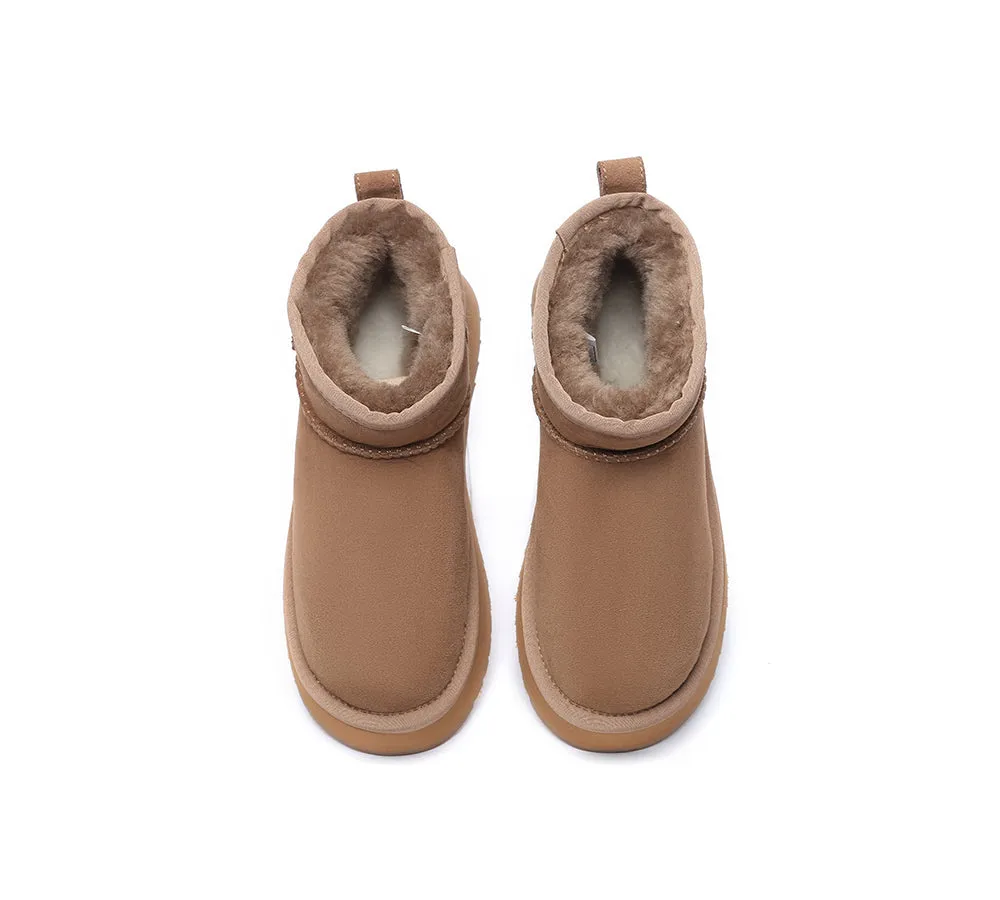 AUSTRALIAN SHEPHERD® UGG Boots Sheepskin Wool Classic Ankle Ultra Mini Platform