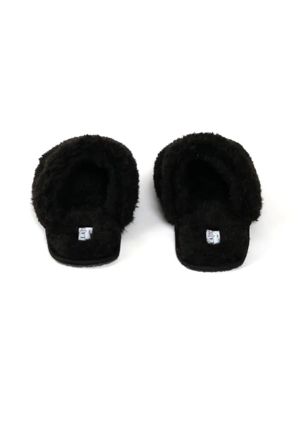 Black Queen B Bel Air Slippers