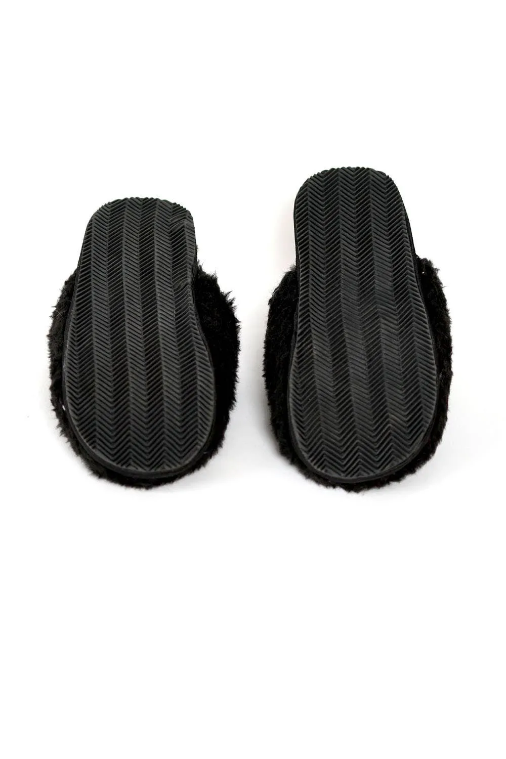 Black Queen B Bel Air Slippers
