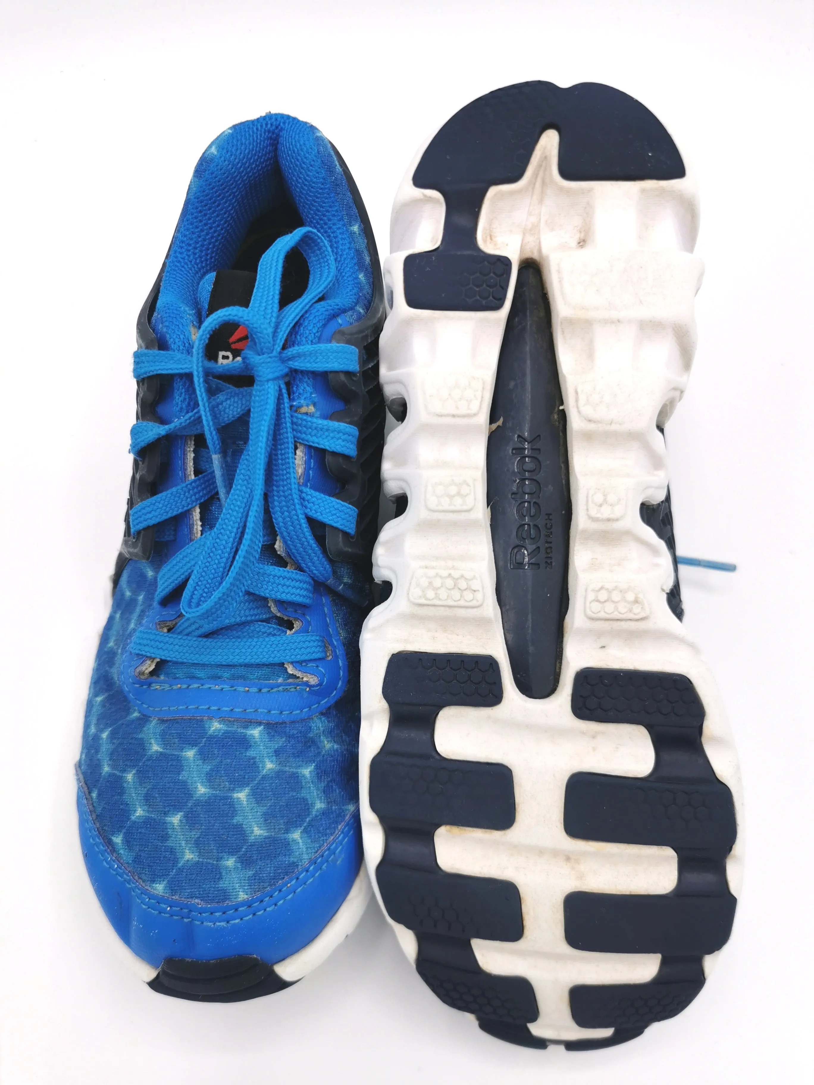 BOY SIZE 2 YOUTH - REEBOK, ZigTech Big N’ Fast EX Running Shoes VGUC B2