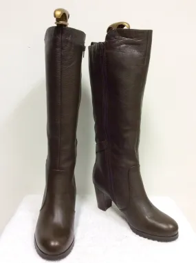 BRAND NEW NATURALIZER BROWN FUR LINED BOOTS SIZE 6.5/40