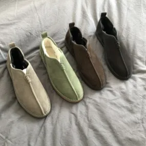 Breathable Round Toe Men Slip-on Shoes
