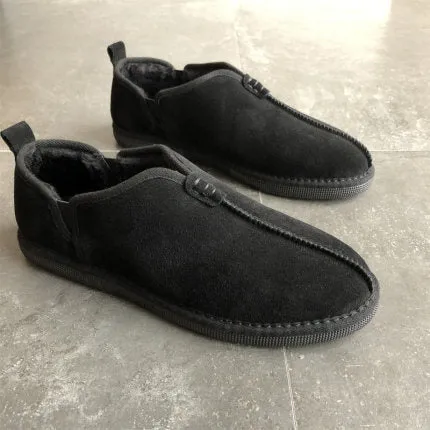 Breathable Round Toe Men Slip-on Shoes