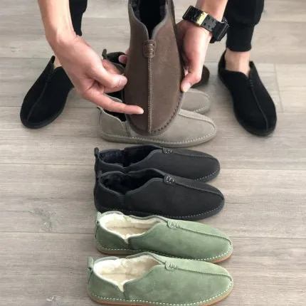 Breathable Round Toe Men Slip-on Shoes