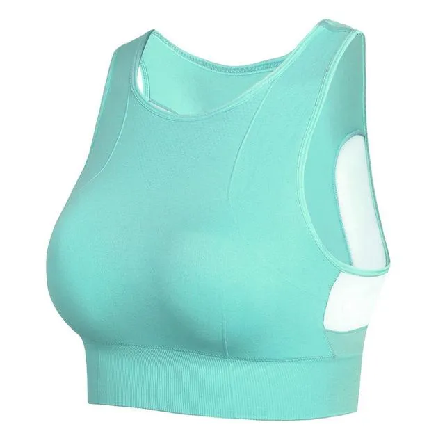 Breathable Shockproof Padded  Sports Bra
