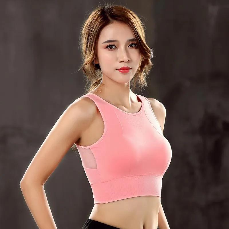 Breathable Shockproof Padded  Sports Bra