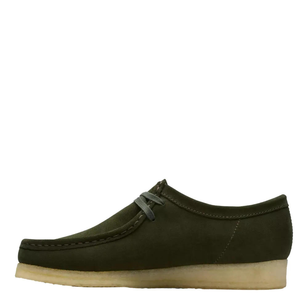 Clarks Men's Wallabee in Forest Green Suede
