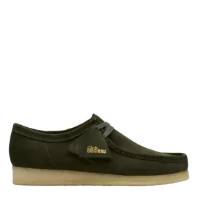 Clarks Men's Wallabee in Forest Green Suede
