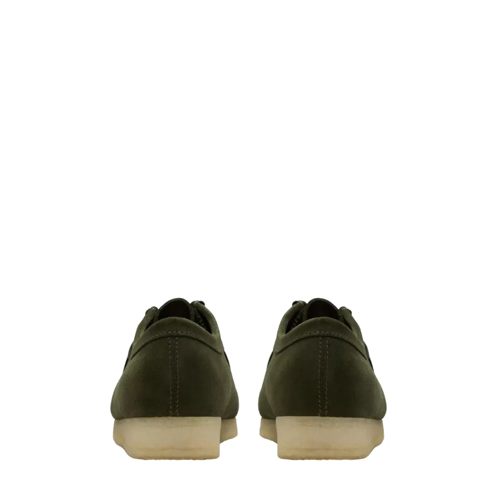 Clarks Men's Wallabee in Forest Green Suede