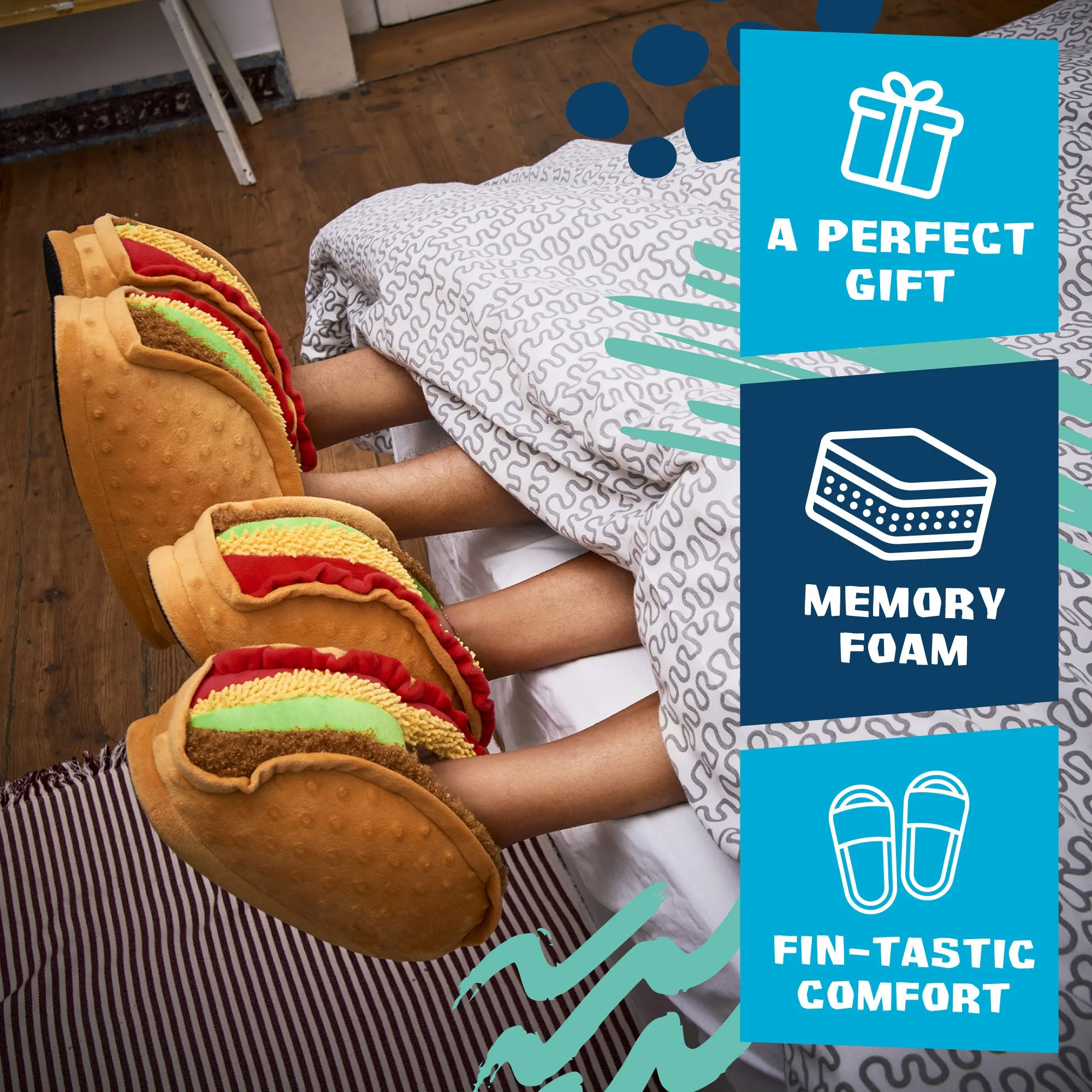 Coddies® Taco Slippers