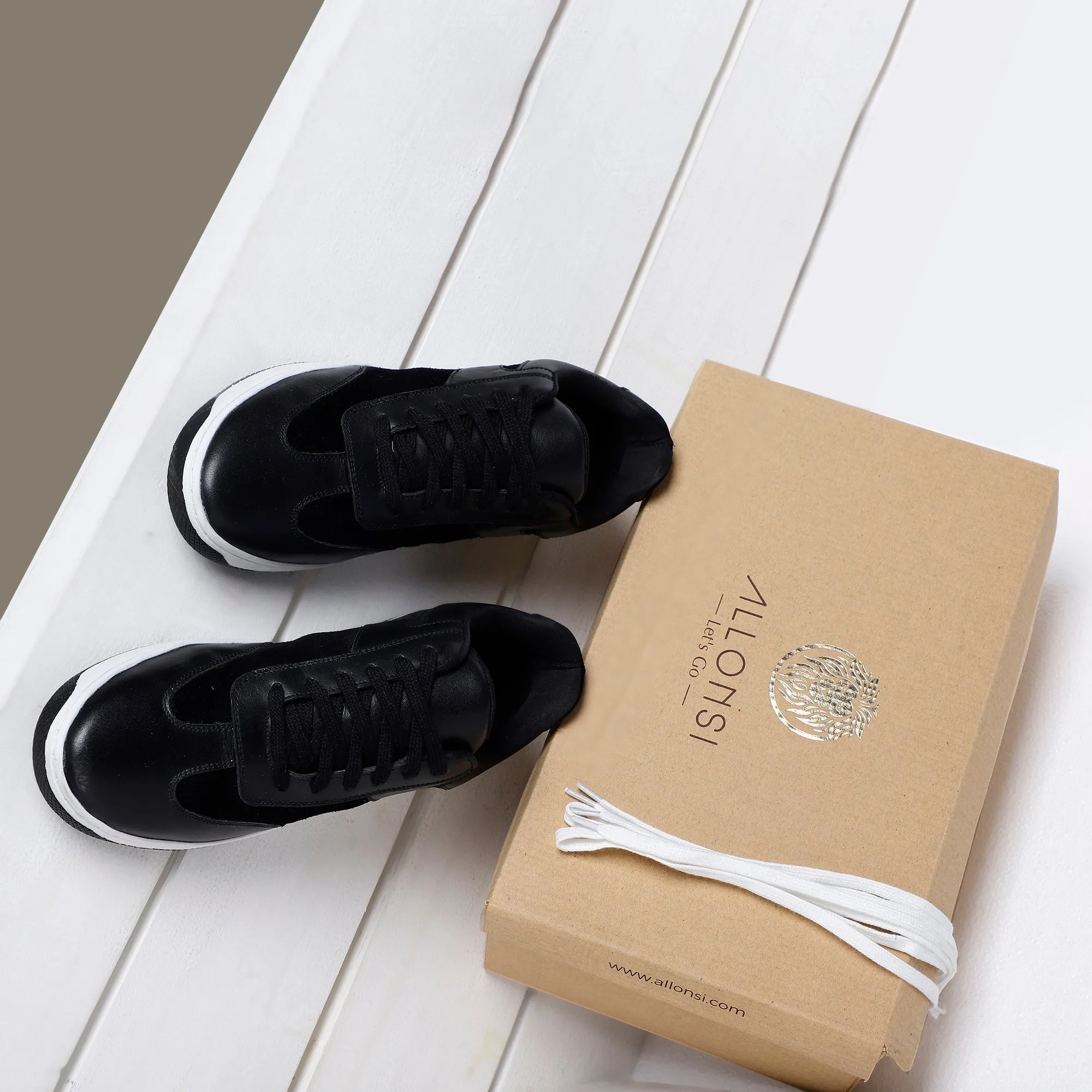 Eden Leather Sports Sneakers
