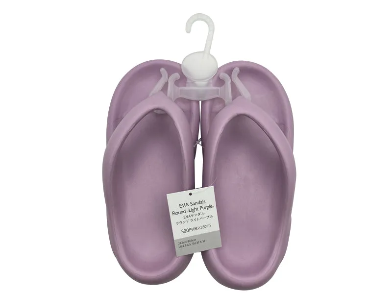 EVA Sandals Round Light Purple