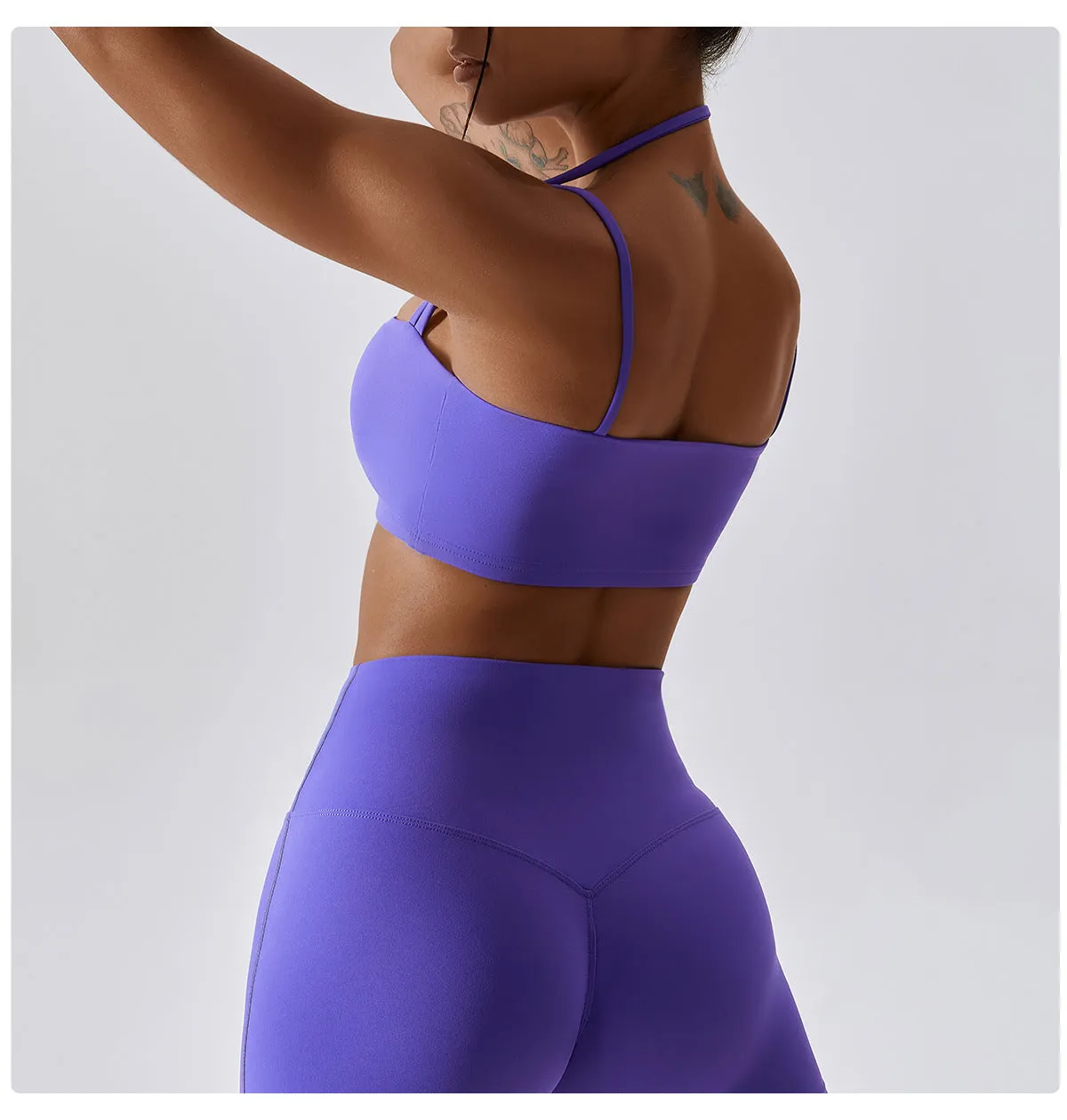 Fitness Vest Shockproof Tight Yoga Bra Outdoor Running Beauty Back Exercise Underwear