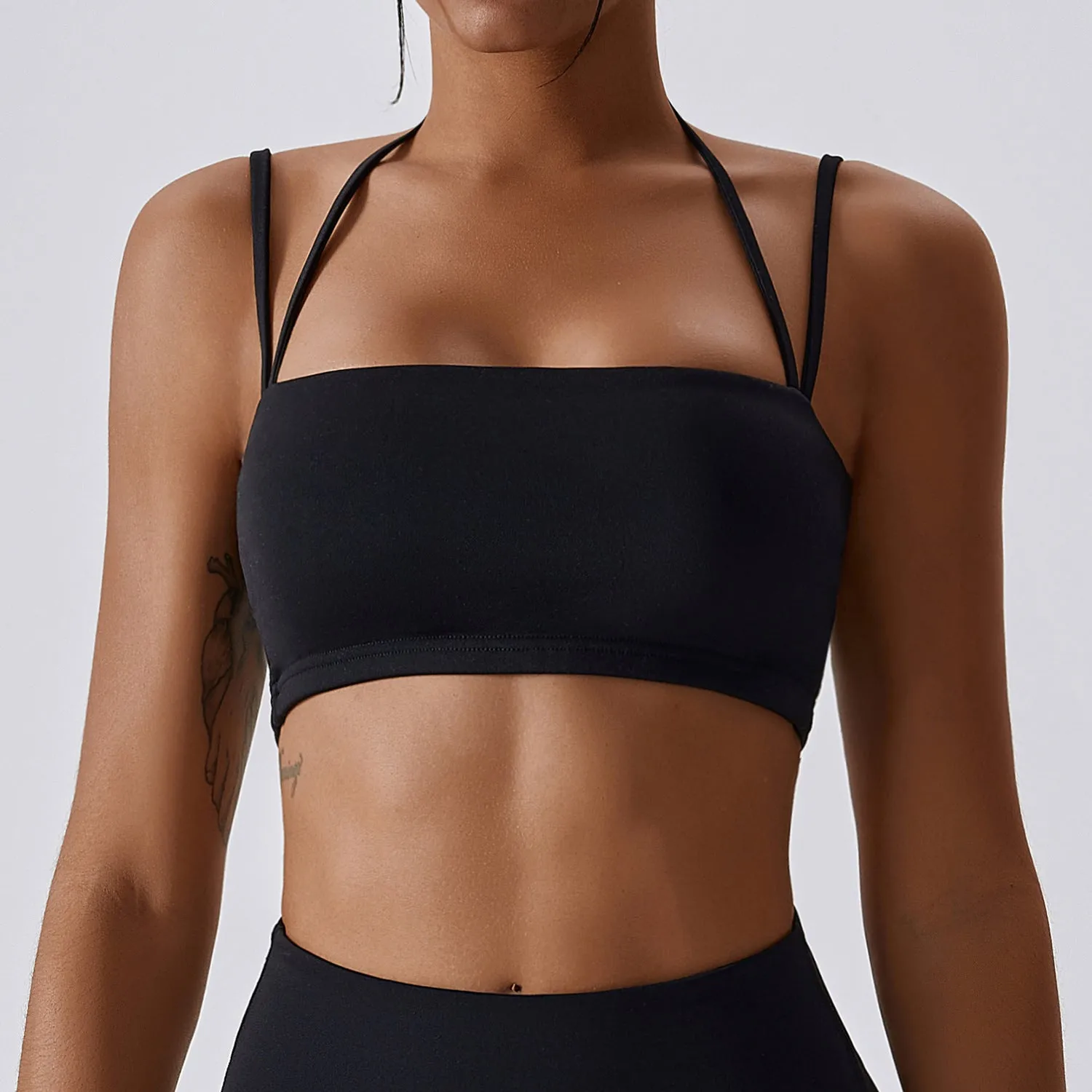 Fitness Vest Shockproof Tight Yoga Bra Outdoor Running Beauty Back Exercise Underwear