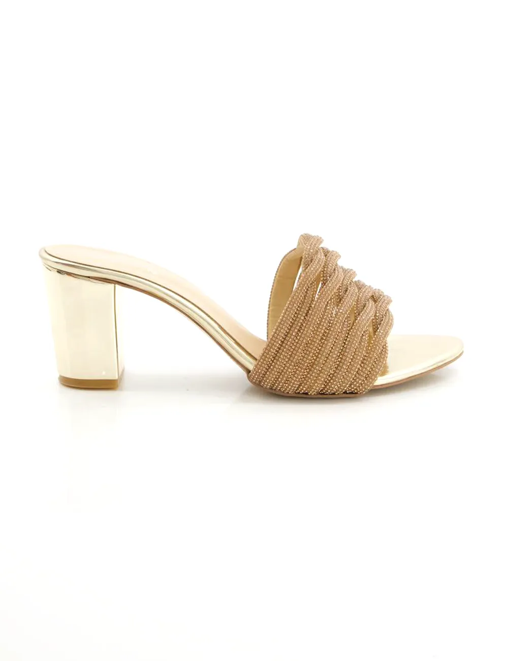 Golden | Heel Slippers for Women