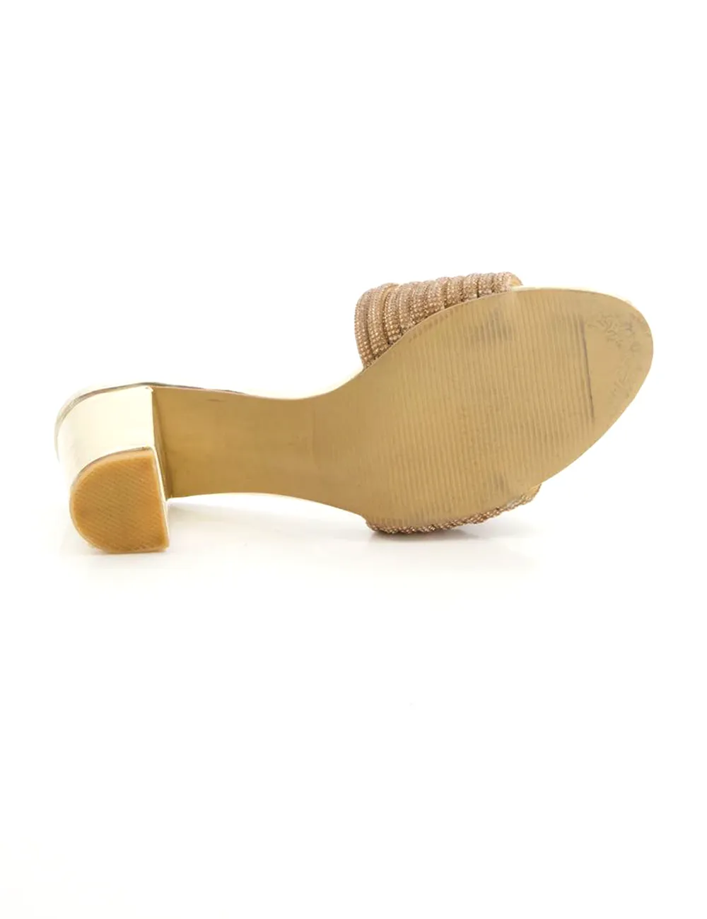 Golden | Heel Slippers for Women