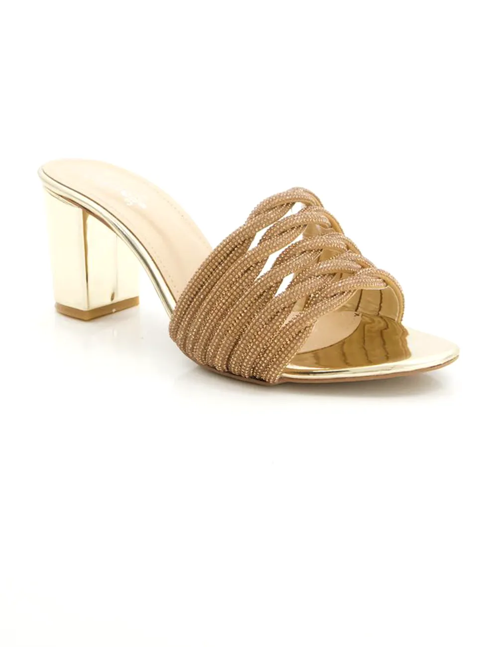 Golden | Heel Slippers for Women