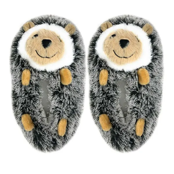 Hedge Hogs - Women's Fluffy House Slippers