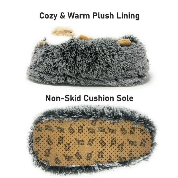 Hedge Hogs - Women's Fluffy House Slippers