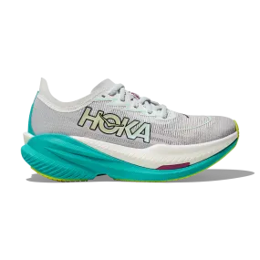 HOKA Women's Mach X 2 Frost/Electric Aqua