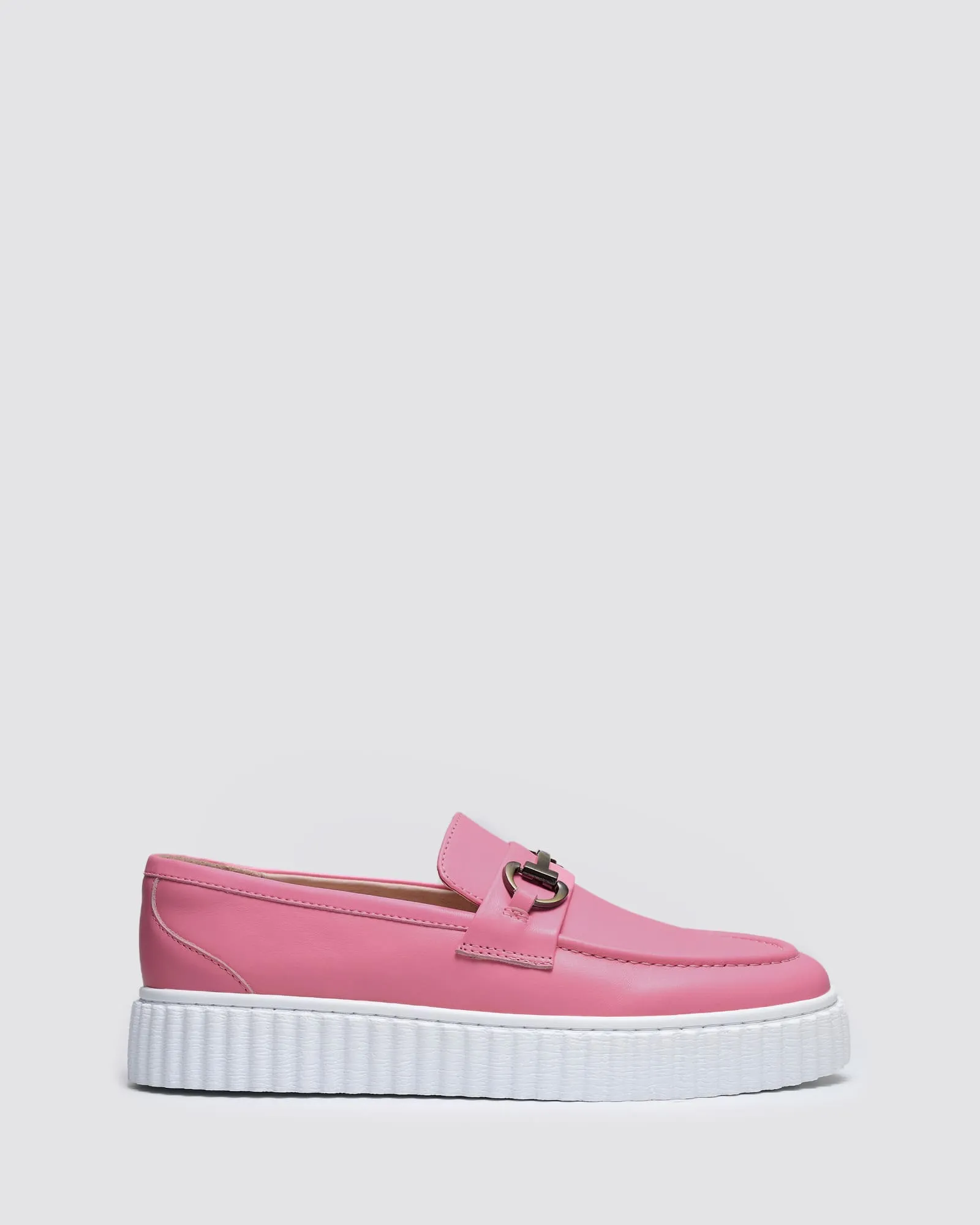 IQUE LOAFERS PINK LEATHER