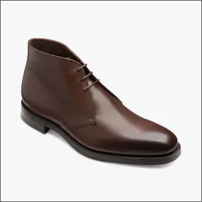 Loake Pimlico Dark Brown Calf Premium Chukka Boot@