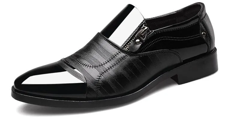 Luxury Business Oxford Leather Shoes Men Breathable Formal Shoes Male Office Wedding Flats Footwear