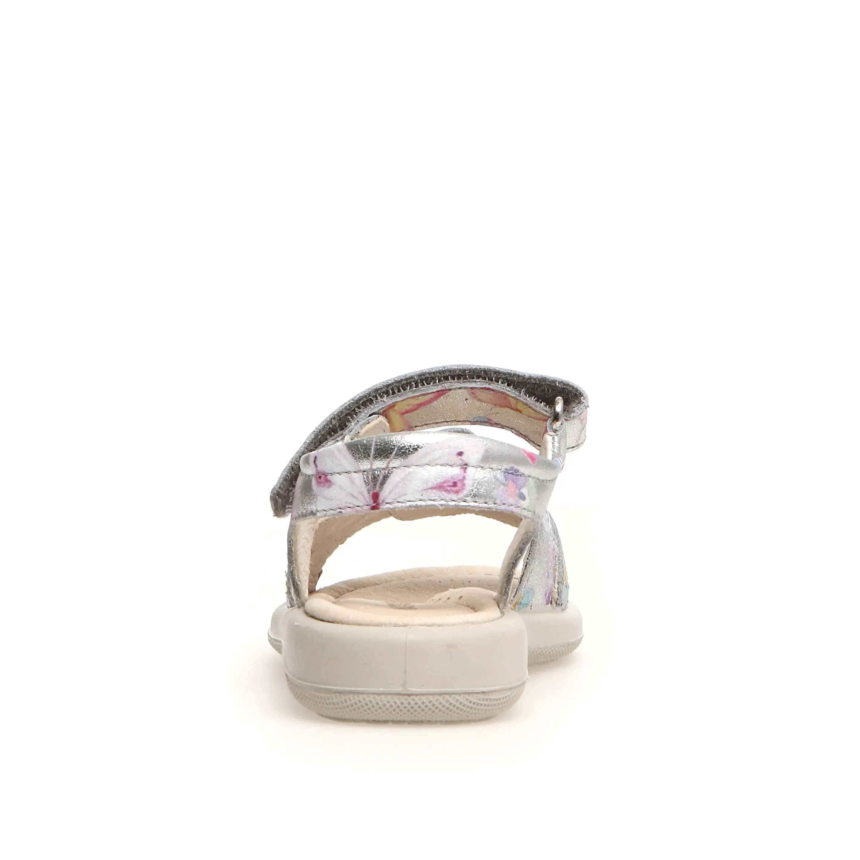 Naturino Houdan Girl's Sandals - Metallic Silver Dream Print