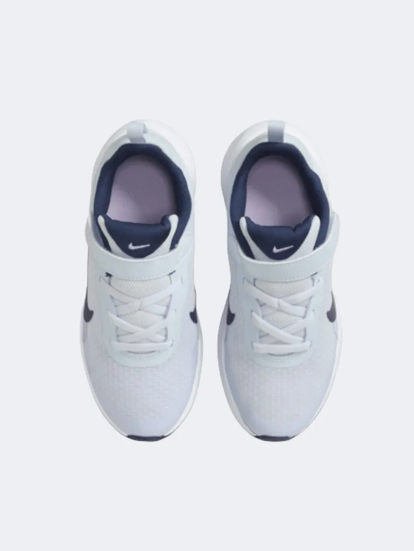Nike Revolution 7 Ps Boys Running Shoes Grey/Lilac/Navy