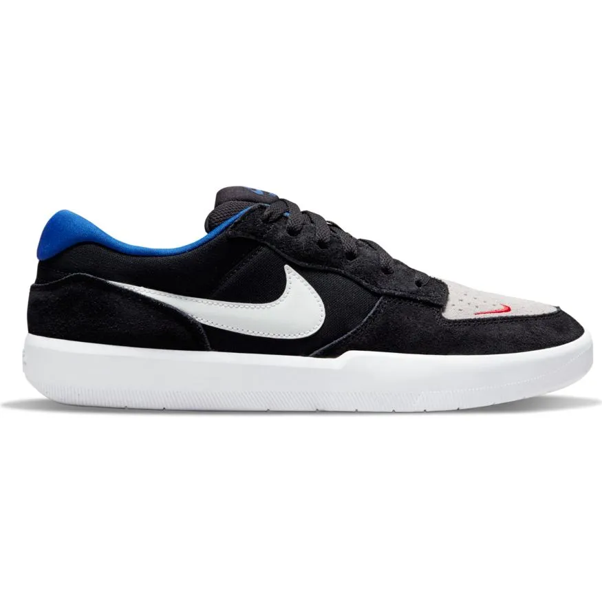 Nike SB Force 58 Skateboard Shoe - Black/Photon Dust-Sport Royal