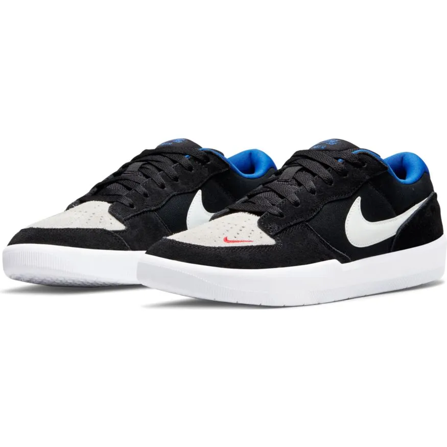 Nike SB Force 58 Skateboard Shoe - Black/Photon Dust-Sport Royal