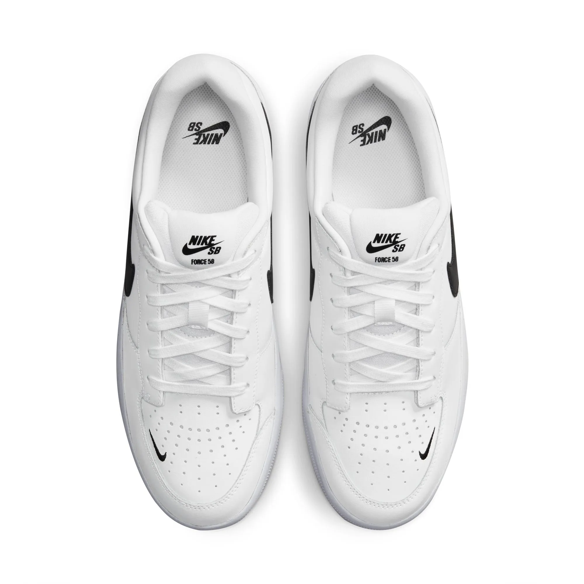 Nike SB - Force 88 Premium in White/White/White/Black