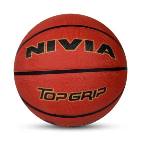 Nivia Top Grip Basketball Size - 7 (Brown)