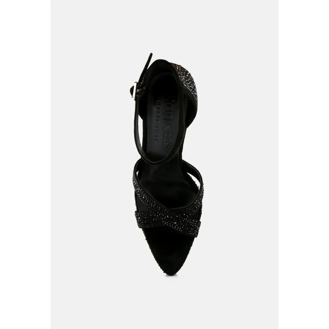 Regalia Rhinestone Embellished Stiletto Sandals