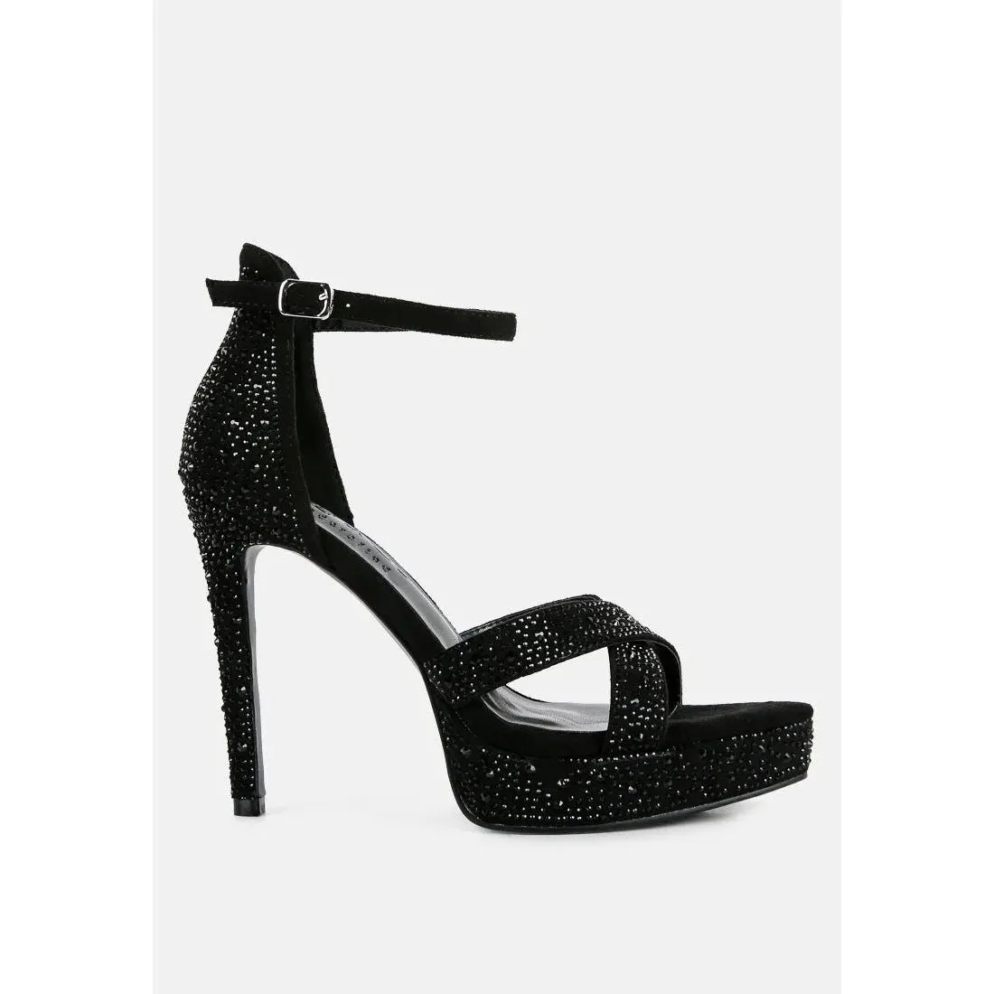 Regalia Rhinestone Embellished Stiletto Sandals