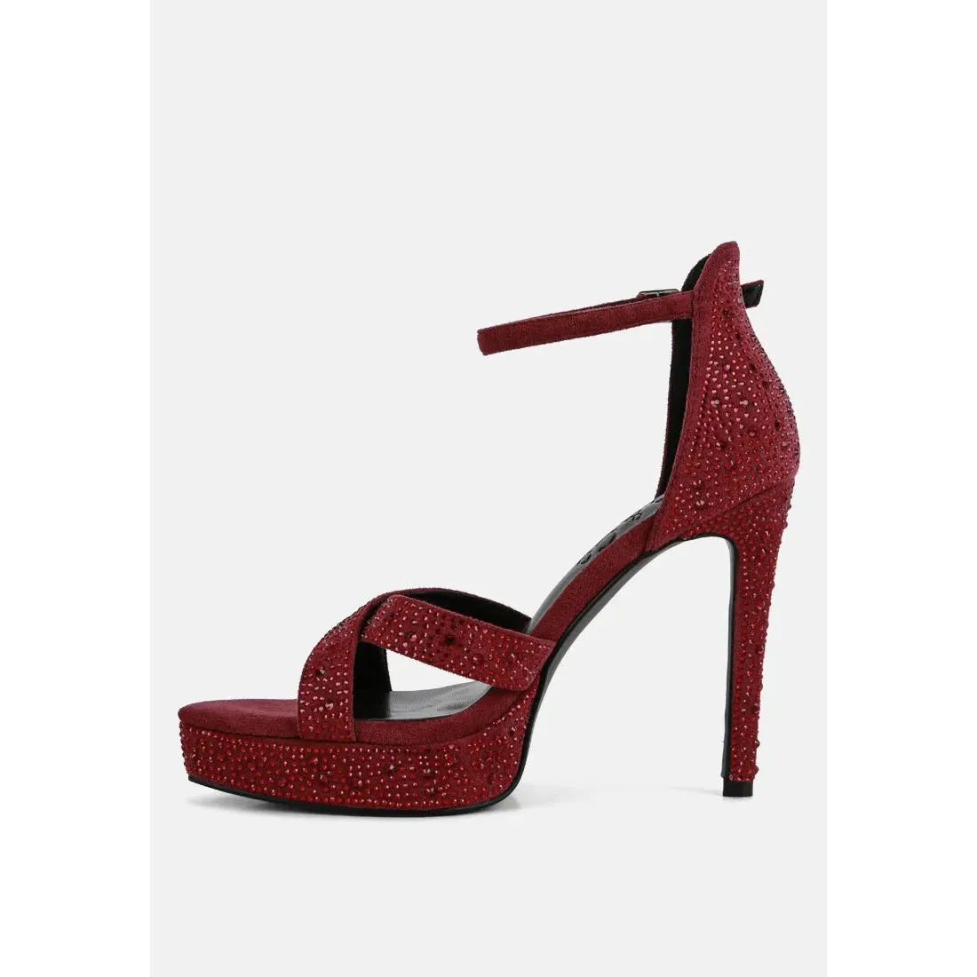 Regalia Rhinestone Embellished Stiletto Sandals