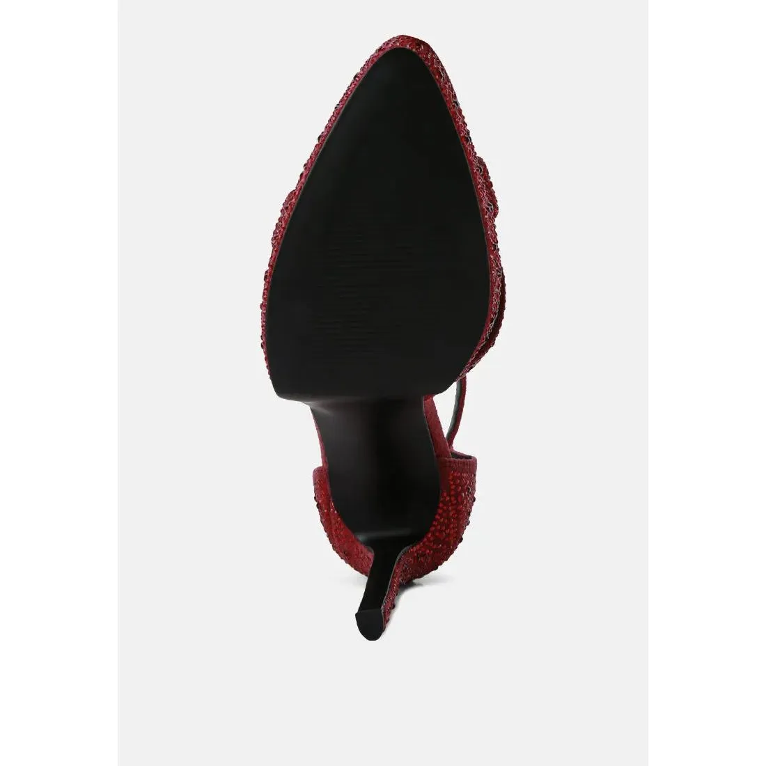 Regalia Rhinestone Embellished Stiletto Sandals