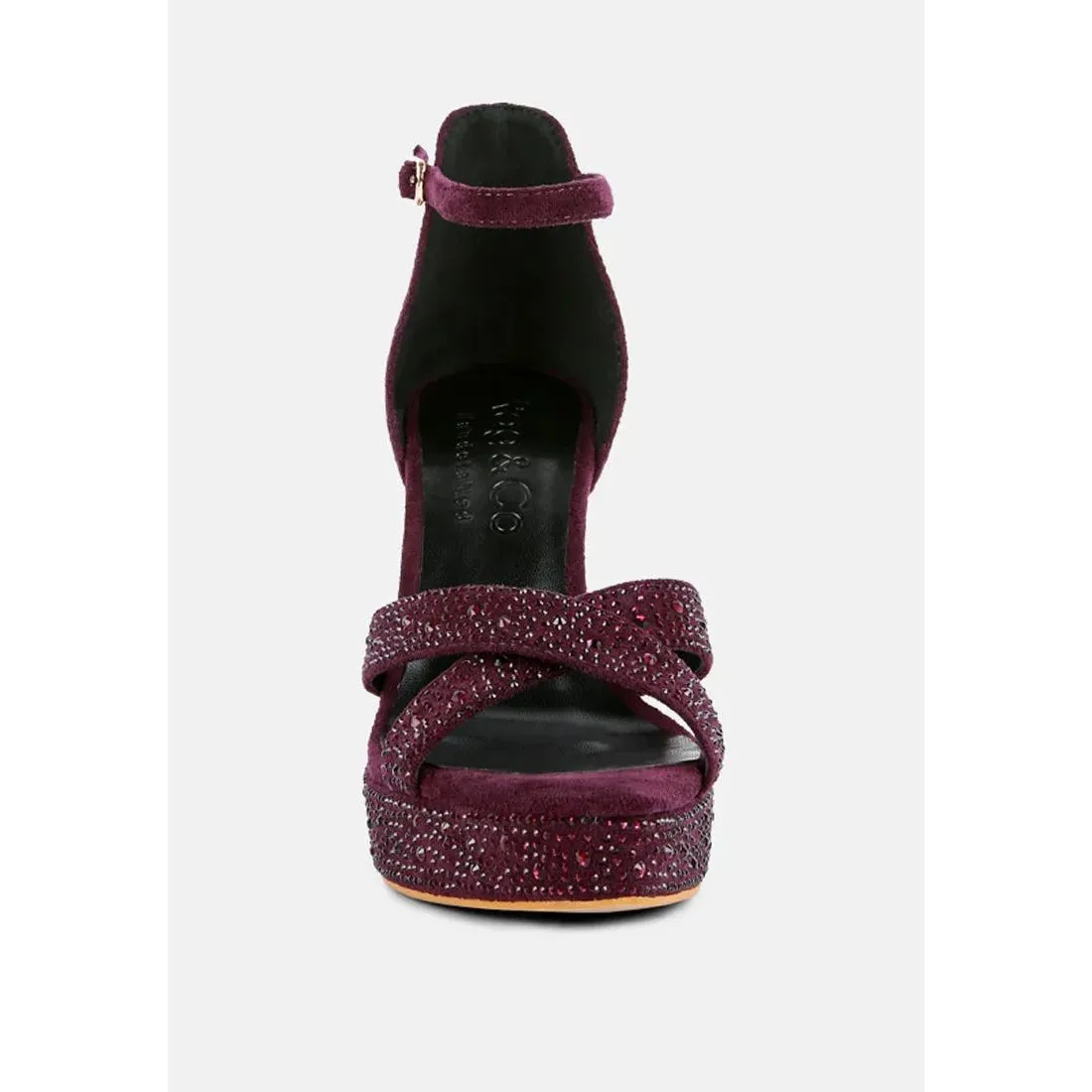 Regalia Rhinestone Embellished Stiletto Sandals