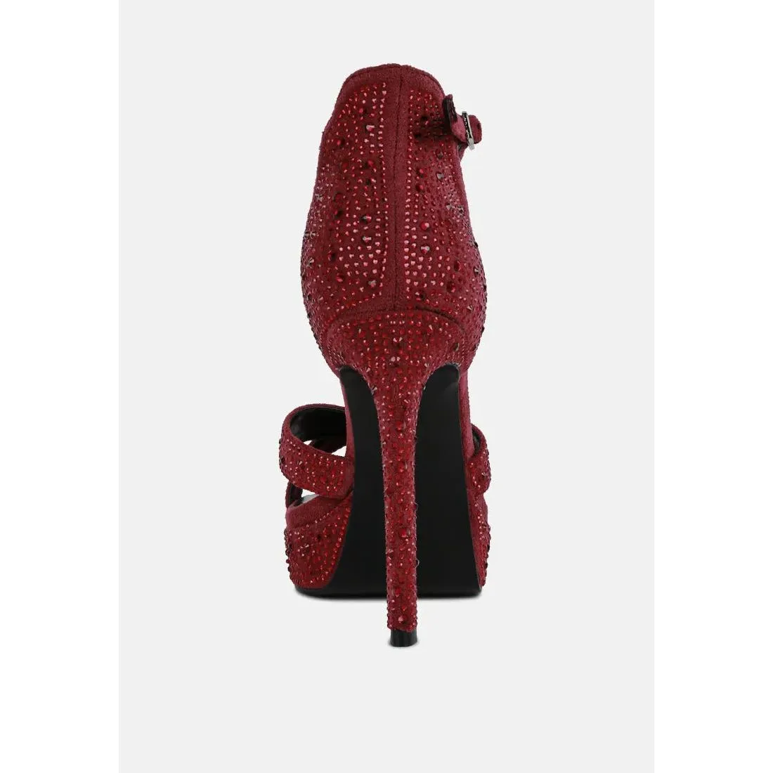 Regalia Rhinestone Embellished Stiletto Sandals