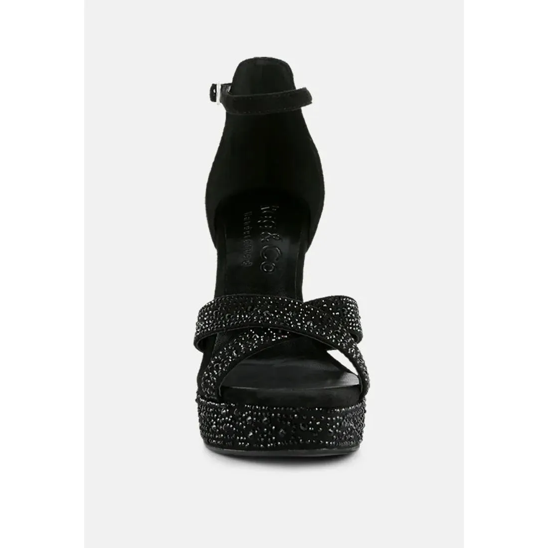 Regalia Rhinestone Embellished Stiletto Sandals
