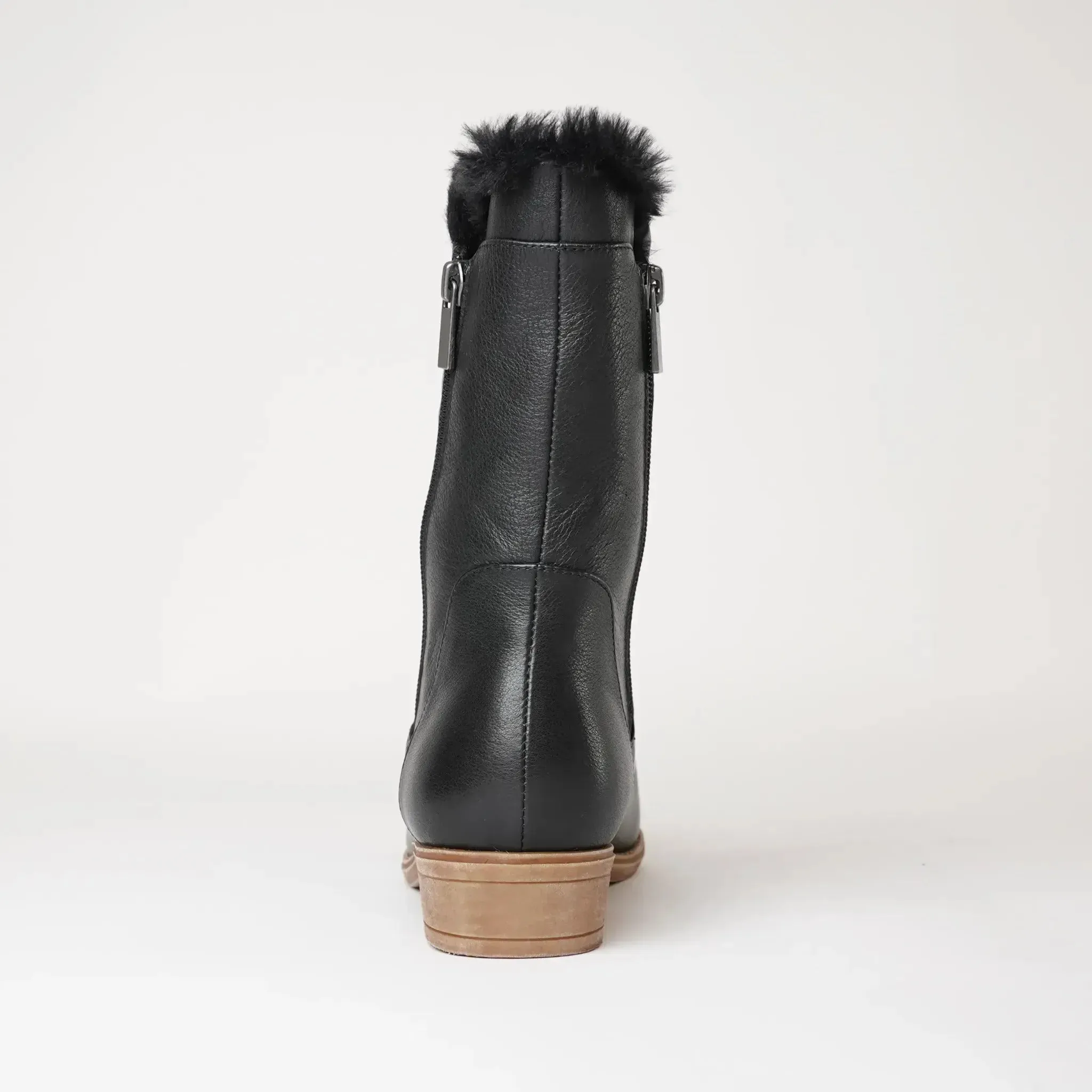 Rudo New Black Leather Boots
