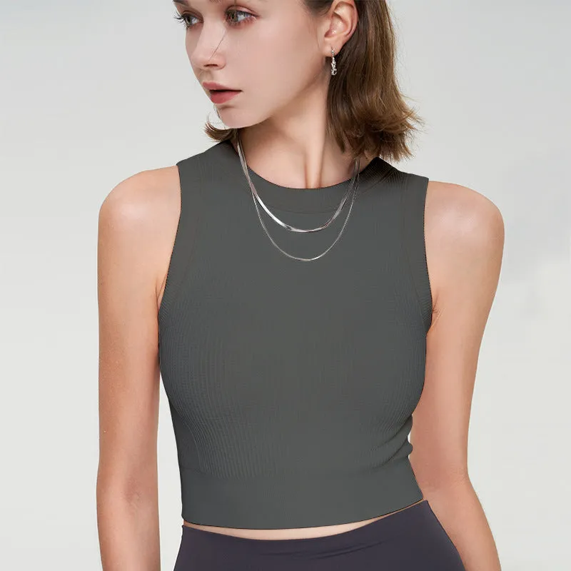 Seamless Sports Vest Women's Shockproof