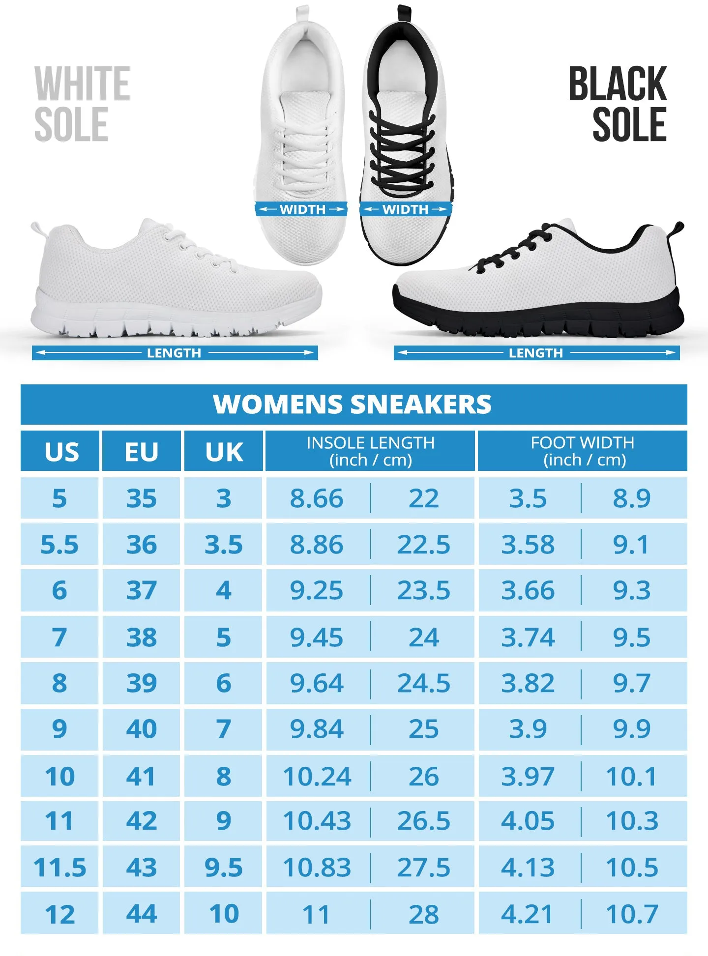 White Dandelion Women's Athletic Sneakers
