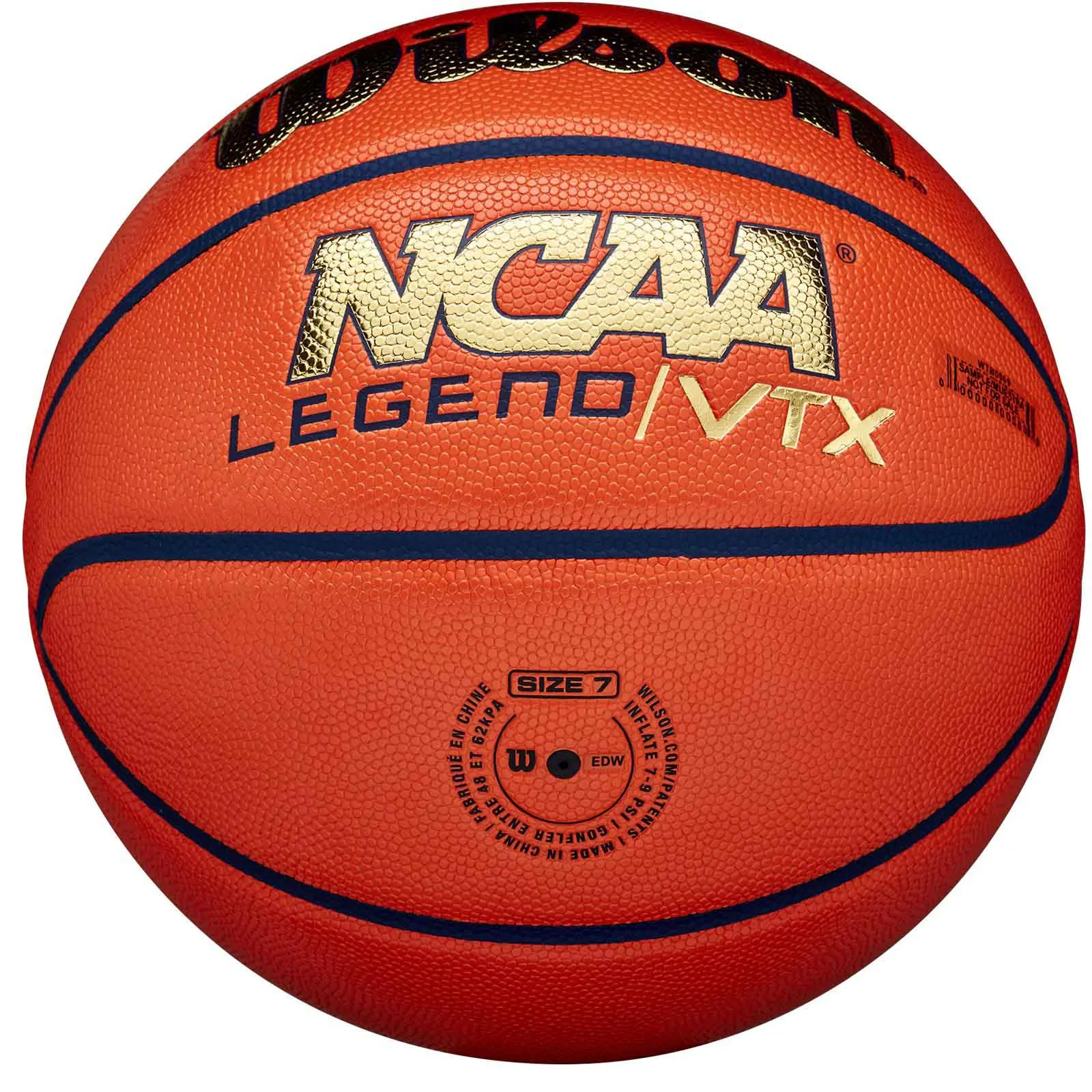 Wilson NCAA Legend VTX Basketball - Size 7